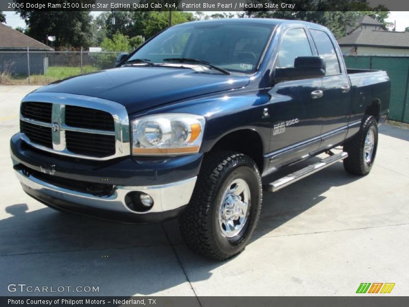 Patriot Blue Pearl / Medium Slate Gray 2006 Dodge Ram 2500 Lone Star Edition Quad Cab 4x4