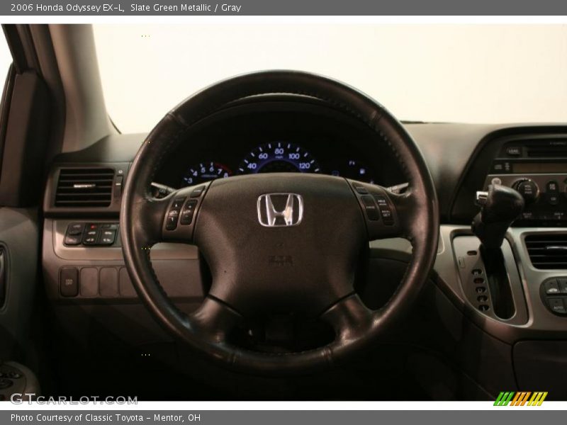 Slate Green Metallic / Gray 2006 Honda Odyssey EX-L