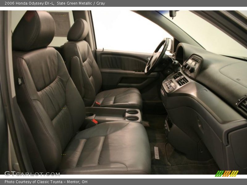 Slate Green Metallic / Gray 2006 Honda Odyssey EX-L