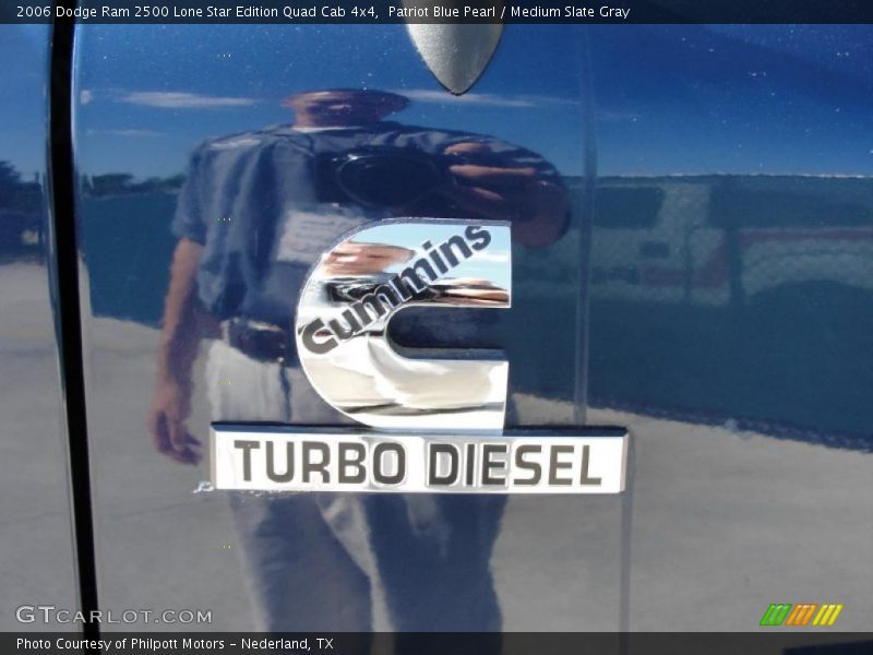Patriot Blue Pearl / Medium Slate Gray 2006 Dodge Ram 2500 Lone Star Edition Quad Cab 4x4