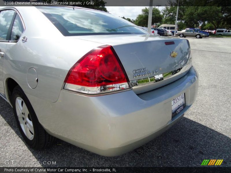 Silverstone Metallic / Gray 2008 Chevrolet Impala LS