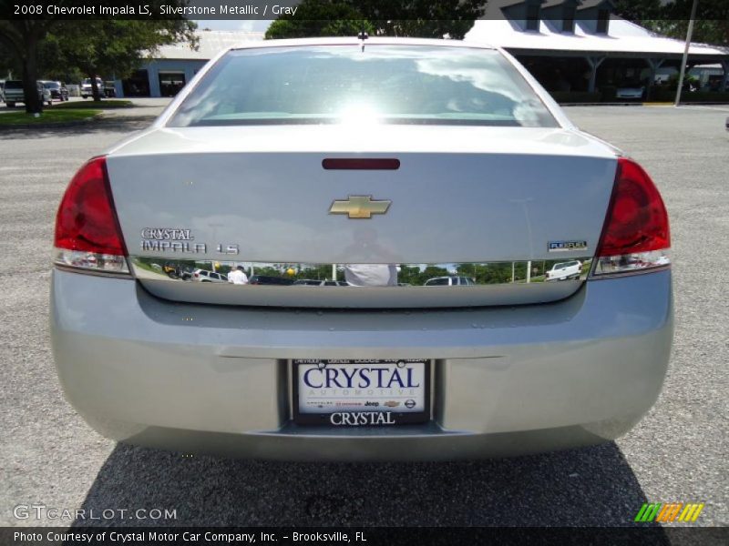 Silverstone Metallic / Gray 2008 Chevrolet Impala LS