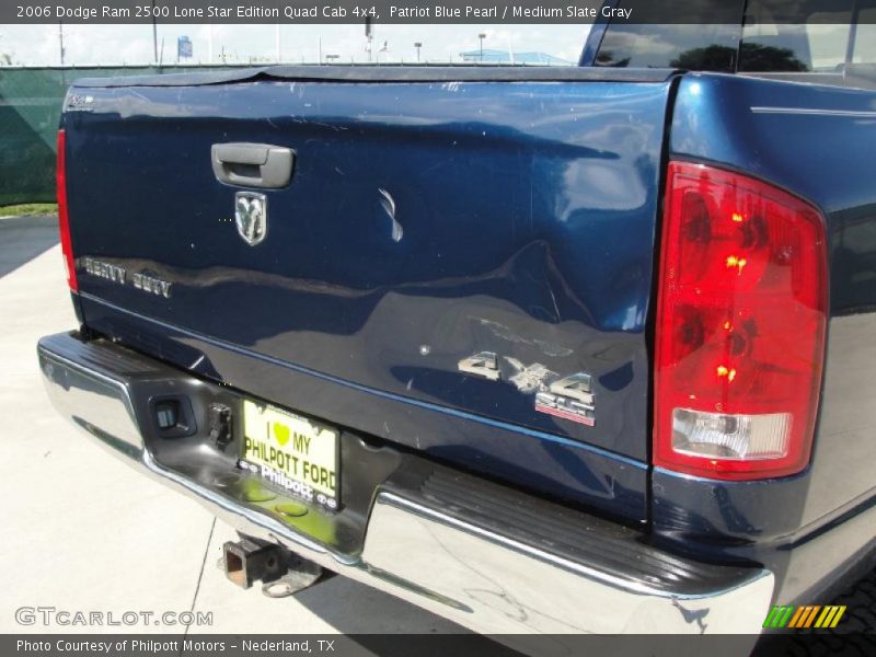 Patriot Blue Pearl / Medium Slate Gray 2006 Dodge Ram 2500 Lone Star Edition Quad Cab 4x4