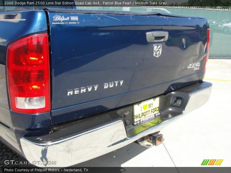 Patriot Blue Pearl / Medium Slate Gray 2006 Dodge Ram 2500 Lone Star Edition Quad Cab 4x4