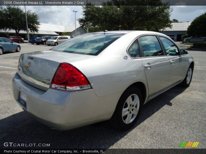 Silverstone Metallic / Gray 2008 Chevrolet Impala LS