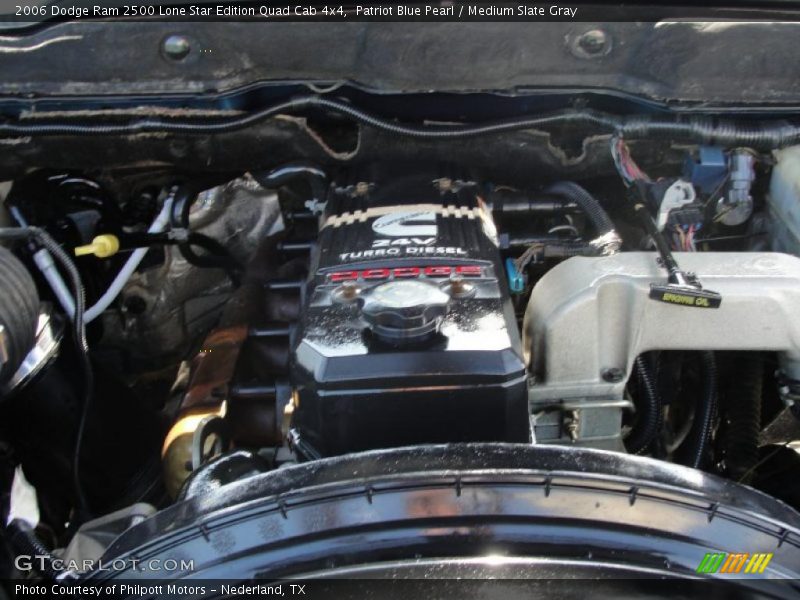 Patriot Blue Pearl / Medium Slate Gray 2006 Dodge Ram 2500 Lone Star Edition Quad Cab 4x4