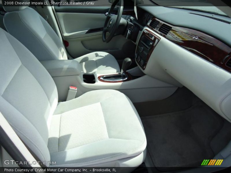 Silverstone Metallic / Gray 2008 Chevrolet Impala LS