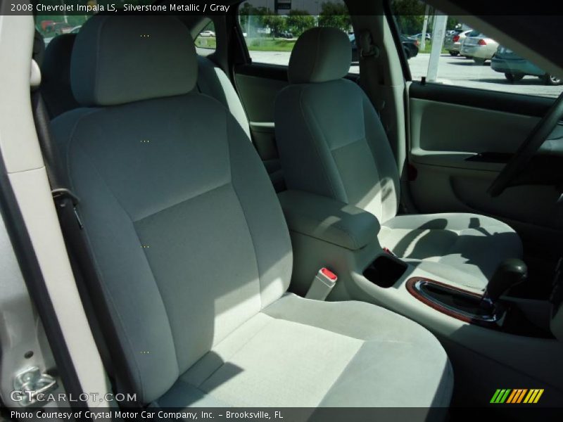 Silverstone Metallic / Gray 2008 Chevrolet Impala LS