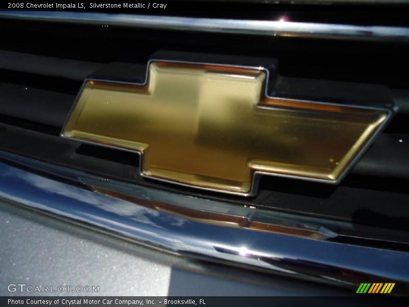 Silverstone Metallic / Gray 2008 Chevrolet Impala LS