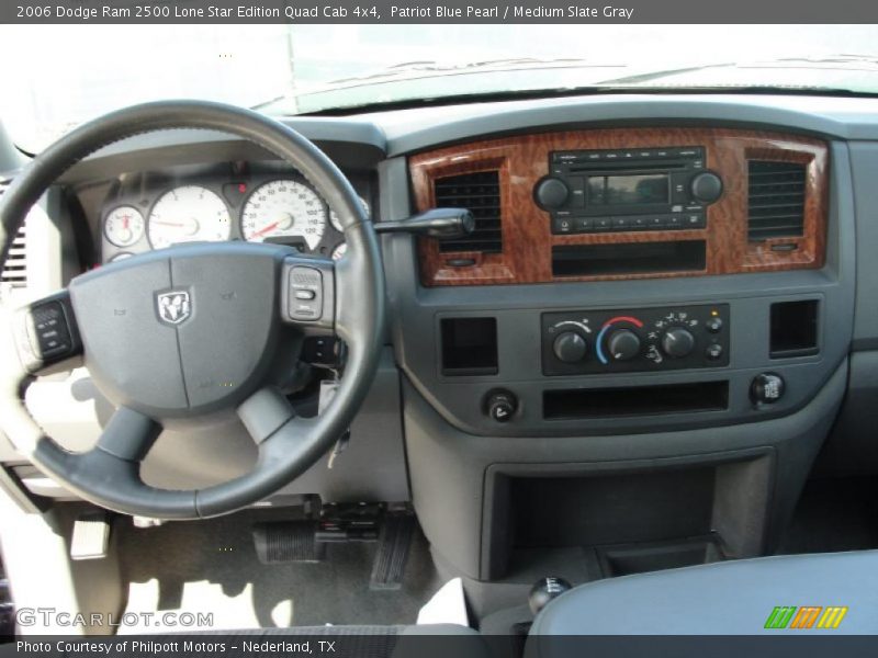 Patriot Blue Pearl / Medium Slate Gray 2006 Dodge Ram 2500 Lone Star Edition Quad Cab 4x4