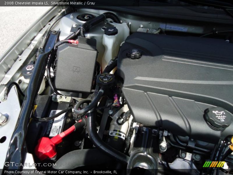 Silverstone Metallic / Gray 2008 Chevrolet Impala LS