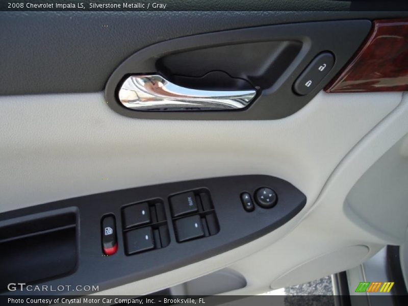 Silverstone Metallic / Gray 2008 Chevrolet Impala LS