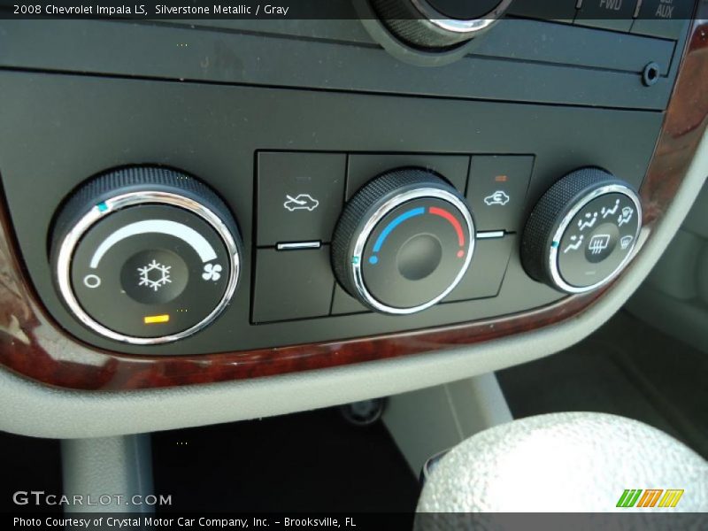 Silverstone Metallic / Gray 2008 Chevrolet Impala LS