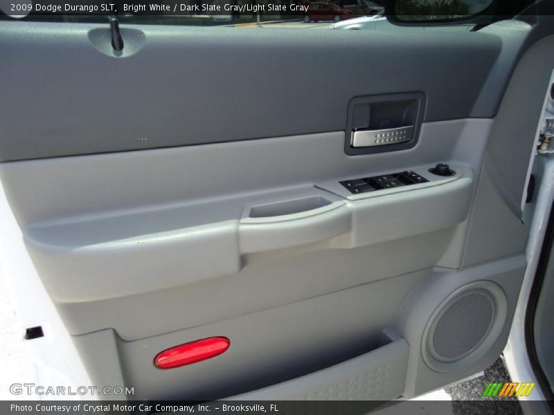 Bright White / Dark Slate Gray/Light Slate Gray 2009 Dodge Durango SLT