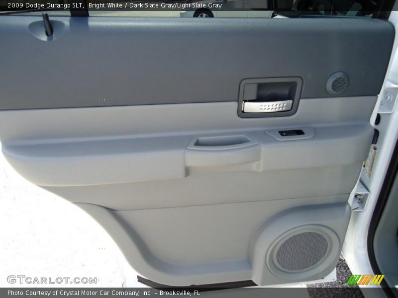 Bright White / Dark Slate Gray/Light Slate Gray 2009 Dodge Durango SLT