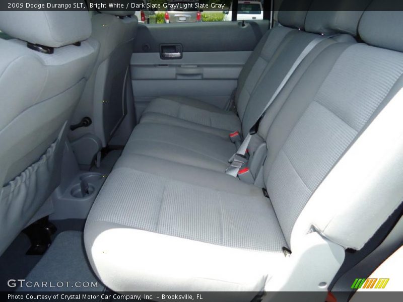 Bright White / Dark Slate Gray/Light Slate Gray 2009 Dodge Durango SLT
