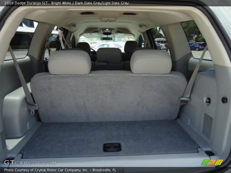 Bright White / Dark Slate Gray/Light Slate Gray 2009 Dodge Durango SLT