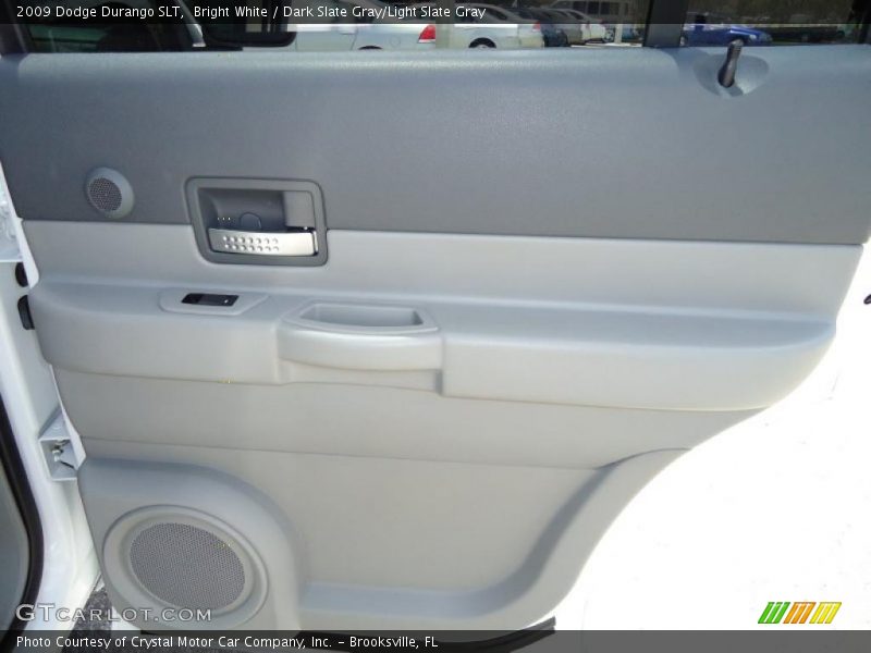 Bright White / Dark Slate Gray/Light Slate Gray 2009 Dodge Durango SLT