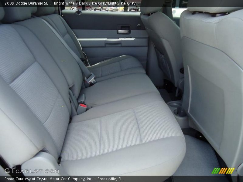 Bright White / Dark Slate Gray/Light Slate Gray 2009 Dodge Durango SLT