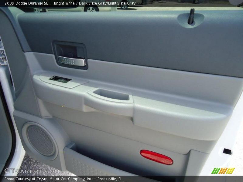 Bright White / Dark Slate Gray/Light Slate Gray 2009 Dodge Durango SLT