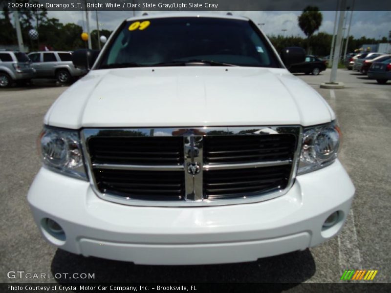 Bright White / Dark Slate Gray/Light Slate Gray 2009 Dodge Durango SLT