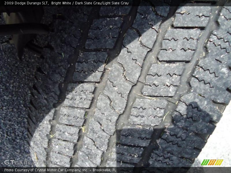 Bright White / Dark Slate Gray/Light Slate Gray 2009 Dodge Durango SLT