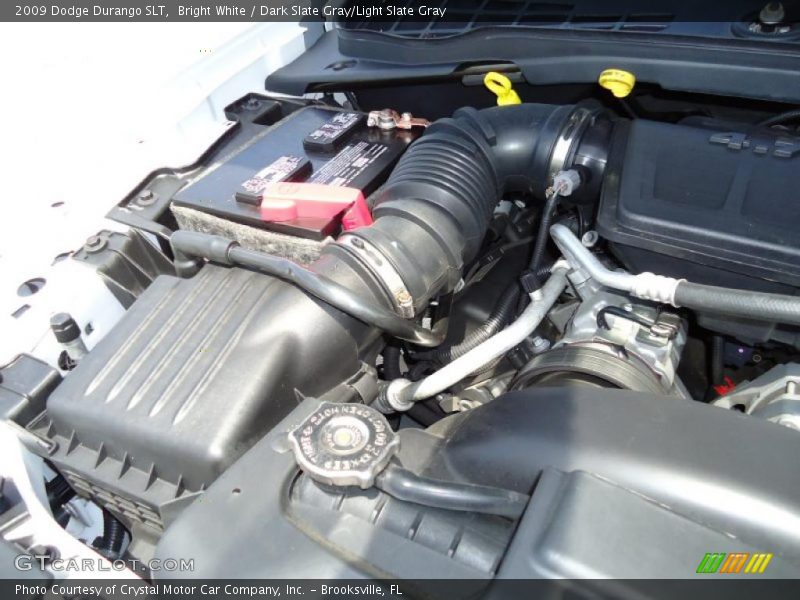 Bright White / Dark Slate Gray/Light Slate Gray 2009 Dodge Durango SLT