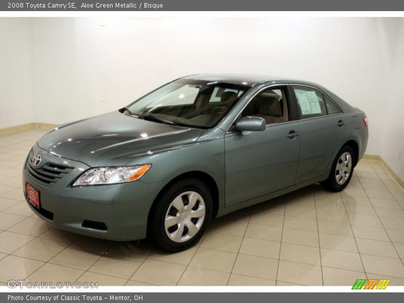 Aloe Green Metallic / Bisque 2008 Toyota Camry SE