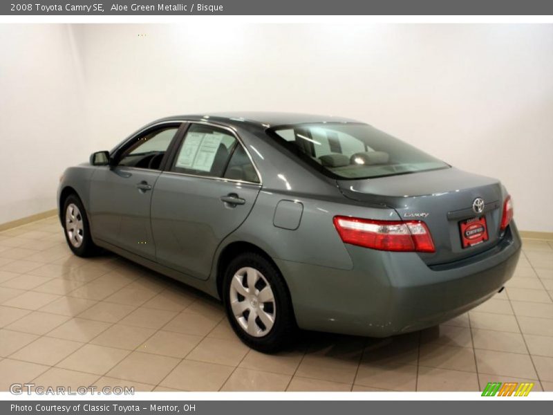 Aloe Green Metallic / Bisque 2008 Toyota Camry SE