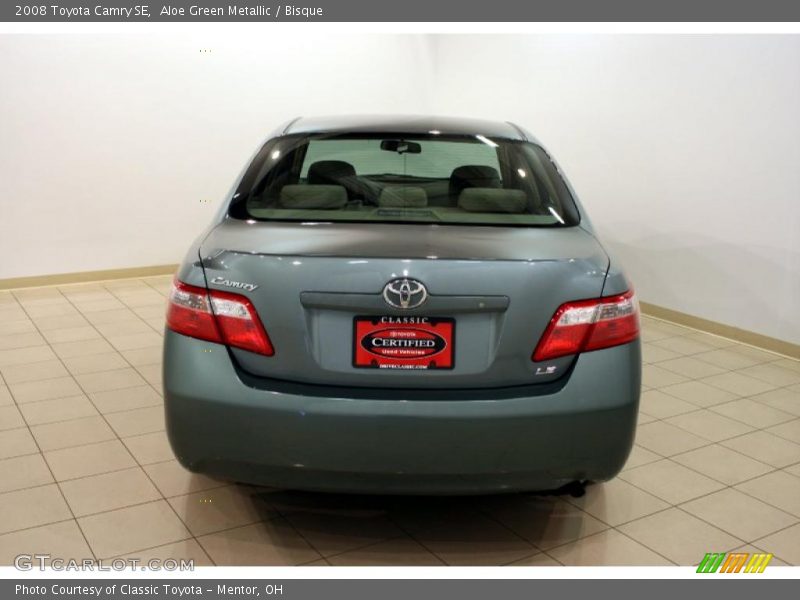 Aloe Green Metallic / Bisque 2008 Toyota Camry SE