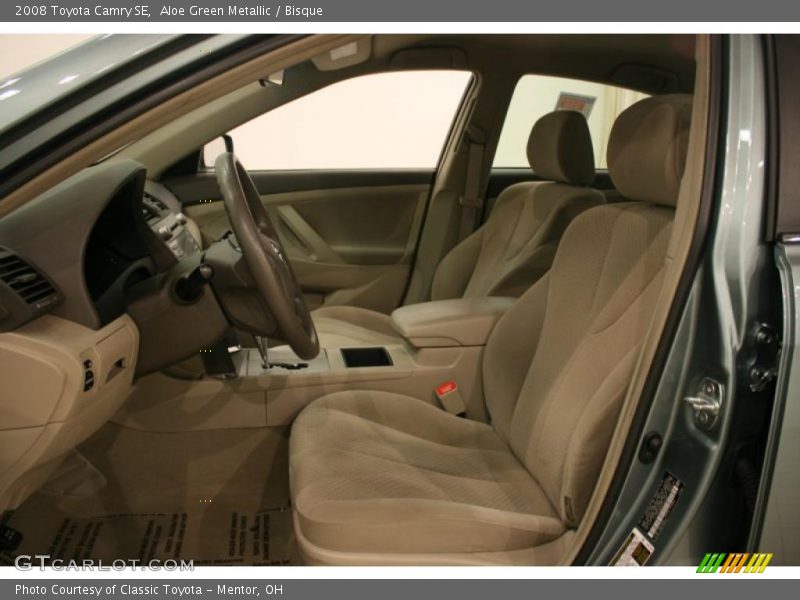 Aloe Green Metallic / Bisque 2008 Toyota Camry SE