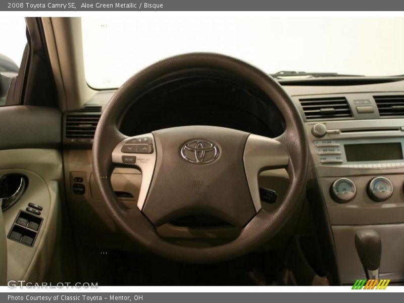 Aloe Green Metallic / Bisque 2008 Toyota Camry SE
