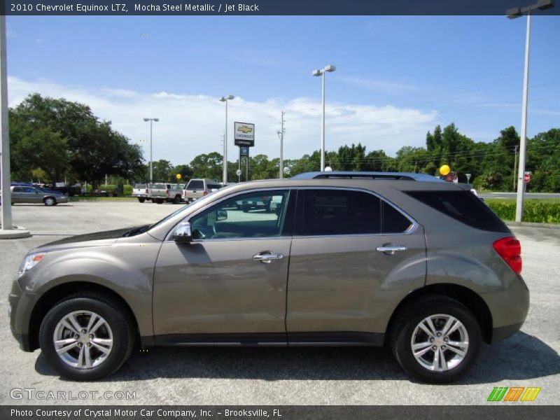 Mocha Steel Metallic / Jet Black 2010 Chevrolet Equinox LTZ