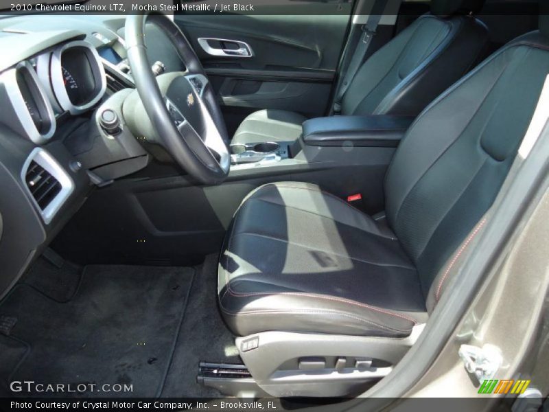 Mocha Steel Metallic / Jet Black 2010 Chevrolet Equinox LTZ