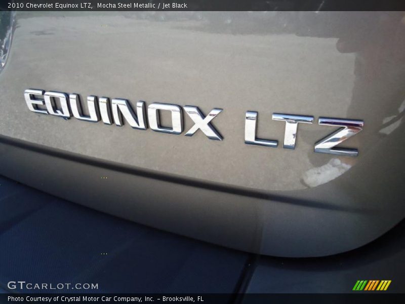 Mocha Steel Metallic / Jet Black 2010 Chevrolet Equinox LTZ