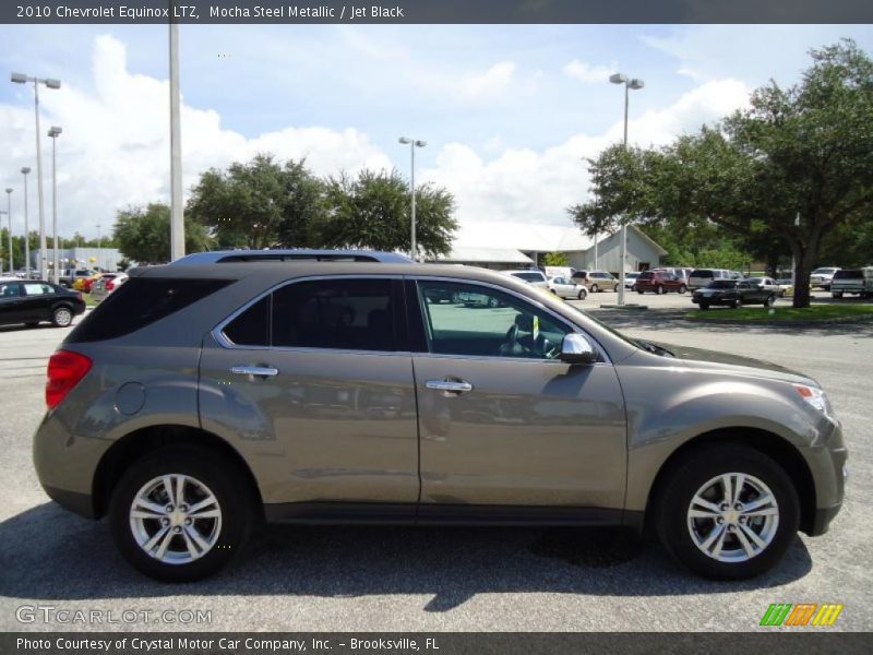 Mocha Steel Metallic / Jet Black 2010 Chevrolet Equinox LTZ