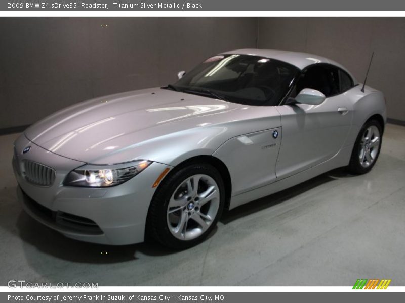 Titanium Silver Metallic / Black 2009 BMW Z4 sDrive35i Roadster