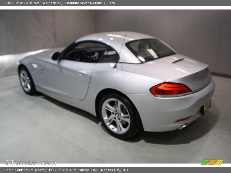 Titanium Silver Metallic / Black 2009 BMW Z4 sDrive35i Roadster