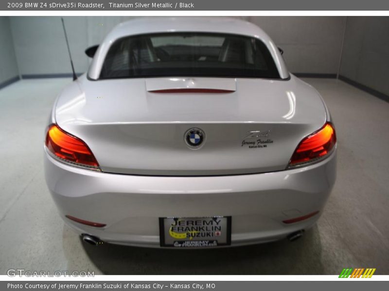 Titanium Silver Metallic / Black 2009 BMW Z4 sDrive35i Roadster