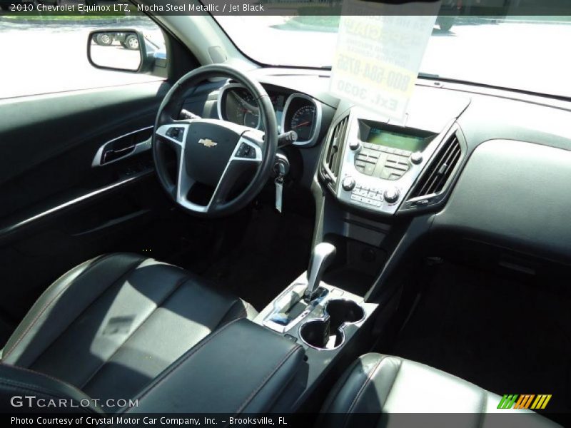Mocha Steel Metallic / Jet Black 2010 Chevrolet Equinox LTZ