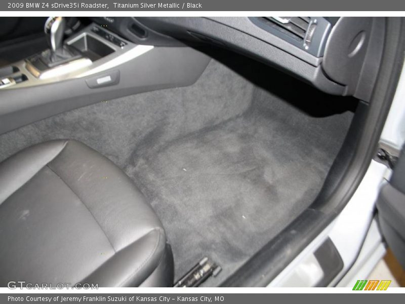 Titanium Silver Metallic / Black 2009 BMW Z4 sDrive35i Roadster