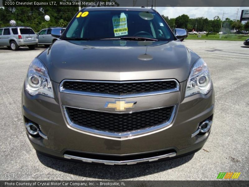 Mocha Steel Metallic / Jet Black 2010 Chevrolet Equinox LTZ