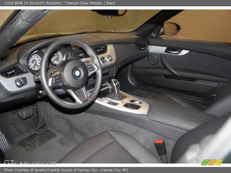 Titanium Silver Metallic / Black 2009 BMW Z4 sDrive35i Roadster