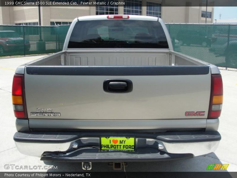 Pewter Metallic / Graphite 1999 GMC Sierra 1500 SLE Extended Cab