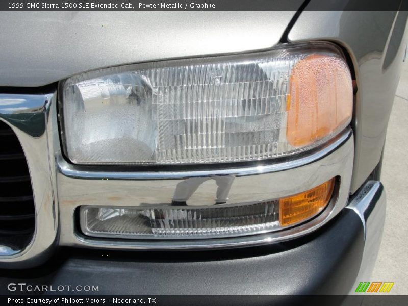 Pewter Metallic / Graphite 1999 GMC Sierra 1500 SLE Extended Cab