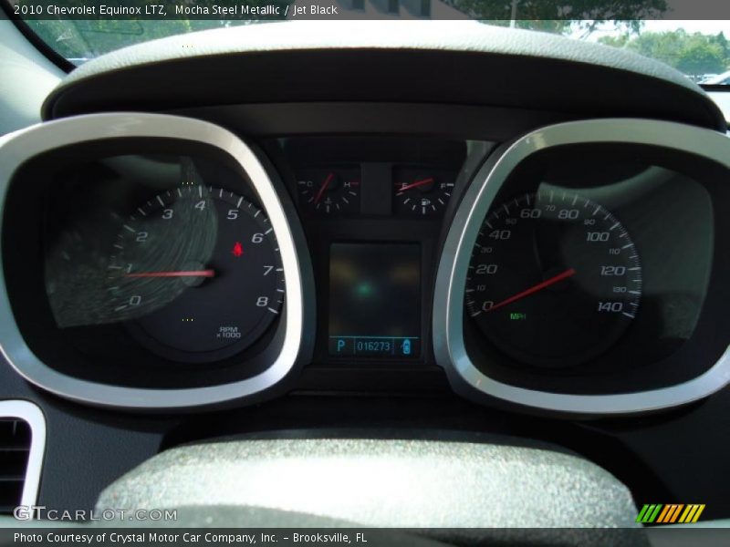 Mocha Steel Metallic / Jet Black 2010 Chevrolet Equinox LTZ