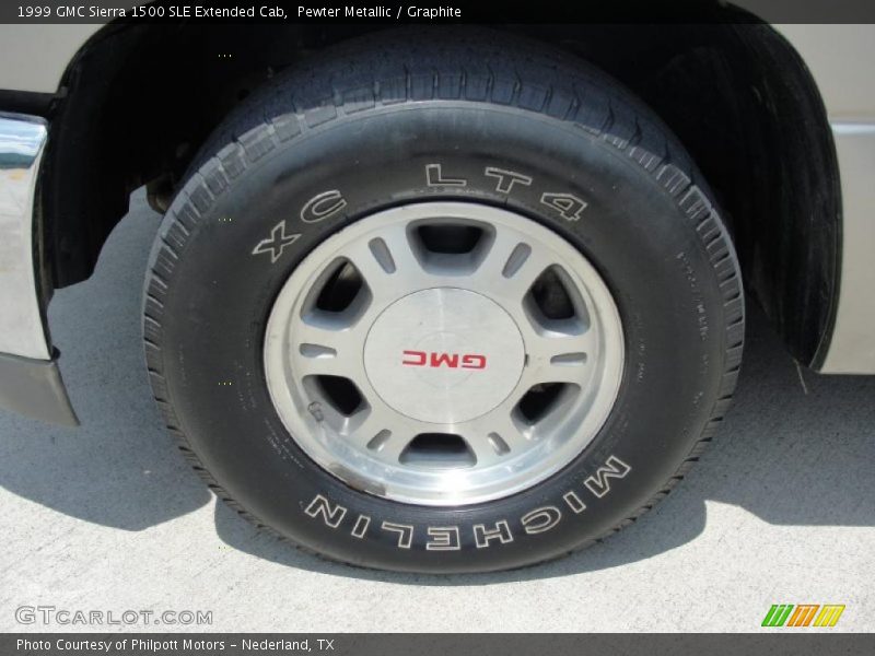 Pewter Metallic / Graphite 1999 GMC Sierra 1500 SLE Extended Cab