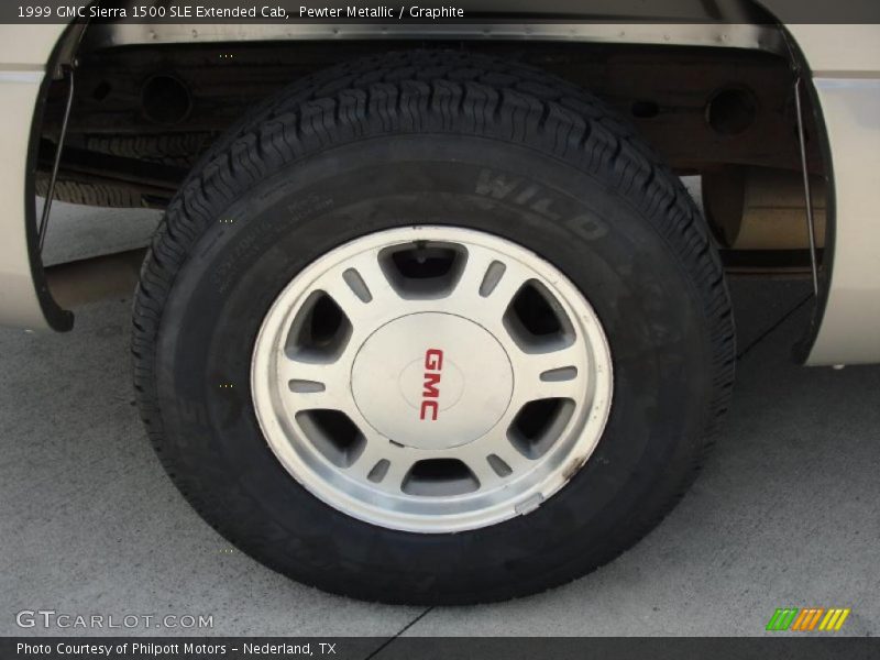 Pewter Metallic / Graphite 1999 GMC Sierra 1500 SLE Extended Cab
