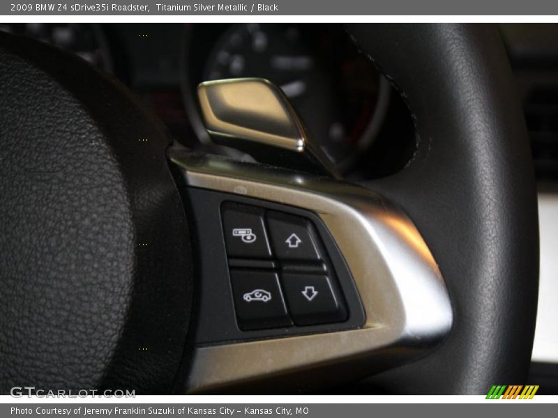 Titanium Silver Metallic / Black 2009 BMW Z4 sDrive35i Roadster