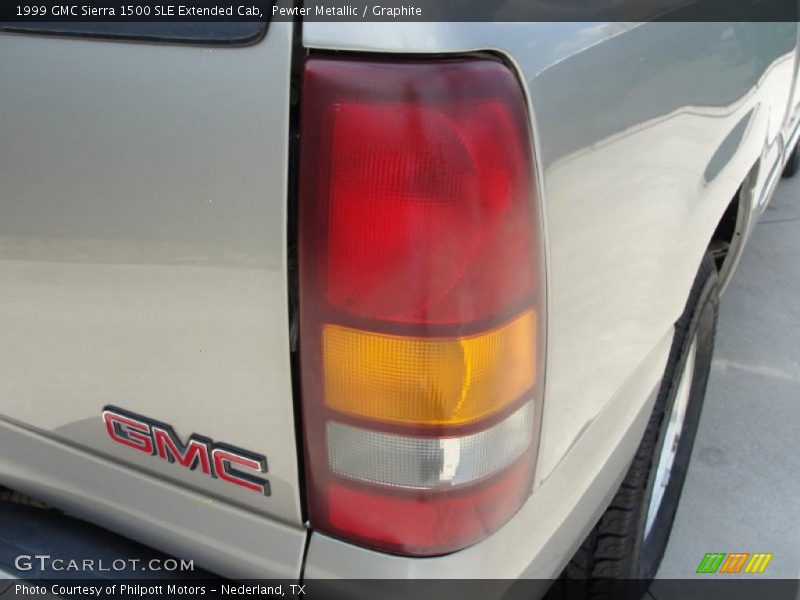Pewter Metallic / Graphite 1999 GMC Sierra 1500 SLE Extended Cab